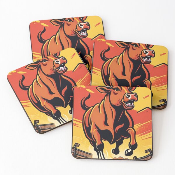 Item preview, Art - Stylized Animal in Motion, Taurine Vector Illustration designed and sold by World-Pets.