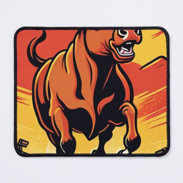 Item preview, Art - Stylized Animal in Motion, Taurine Vector Illustration designed and sold by World-Pets.