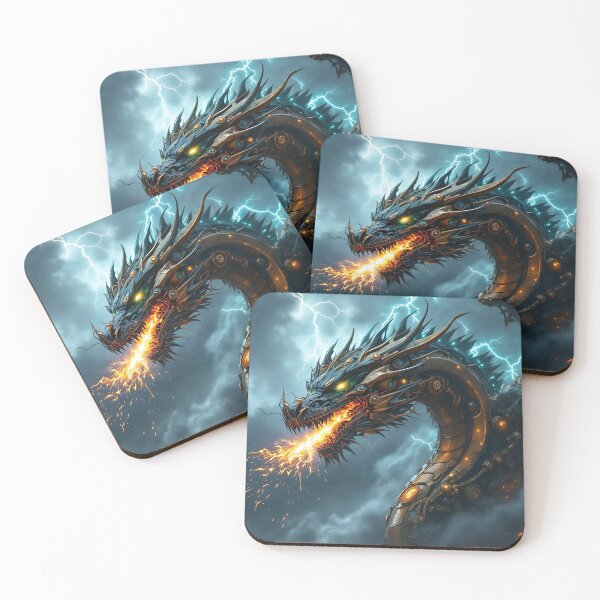 Item preview, The Tempest Dragon – Steampunk Creature designed and sold by Bibi Design.