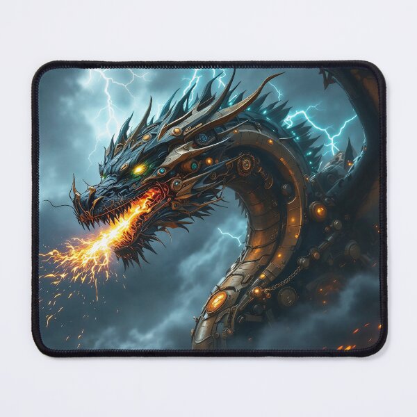 Item preview, The Tempest Dragon – Steampunk Creature designed and sold by Bibi Design.