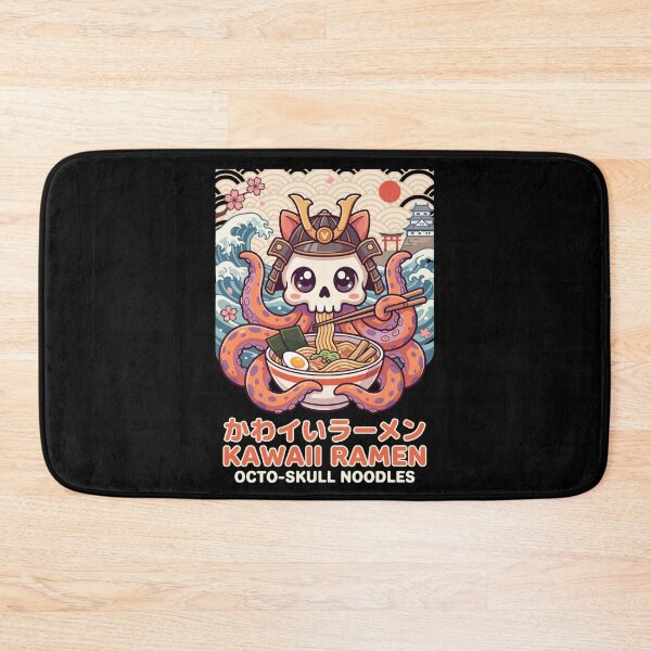 Item preview, Kawaii Octopus Samurai Ramen Japanese Noodle Art designed and sold by crouchingpixel.