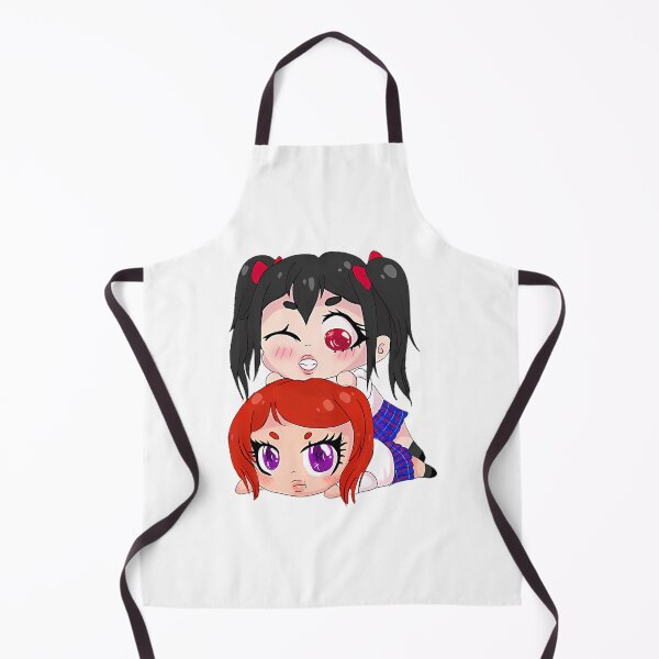 Item preview, Nico And Maki Stacked Chibi Sticker designed and sold by nadeau-taren.