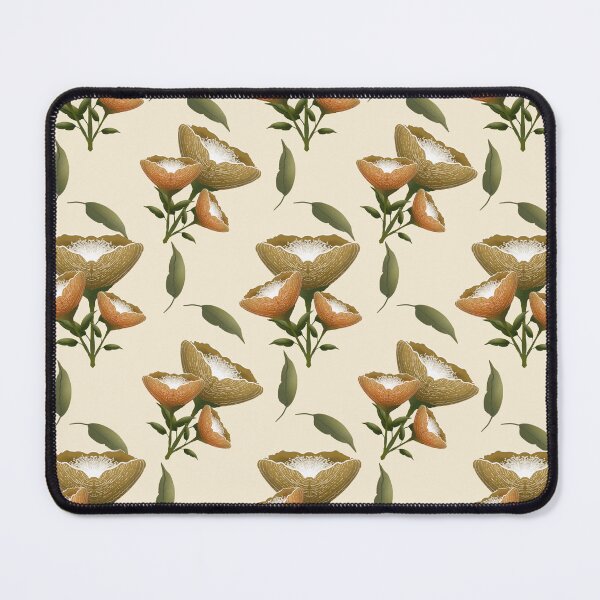 Item preview, Terracotta Wildflower Pattern with Olive Green Leaves designed and sold by Almanzart.