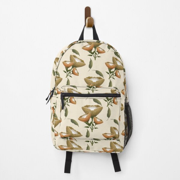 Item preview, Terracotta Wildflower Pattern with Olive Green Leaves designed and sold by Almanzart.