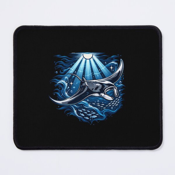 Item preview, The Guardian Manta Ray designed and sold by Witty Moon.