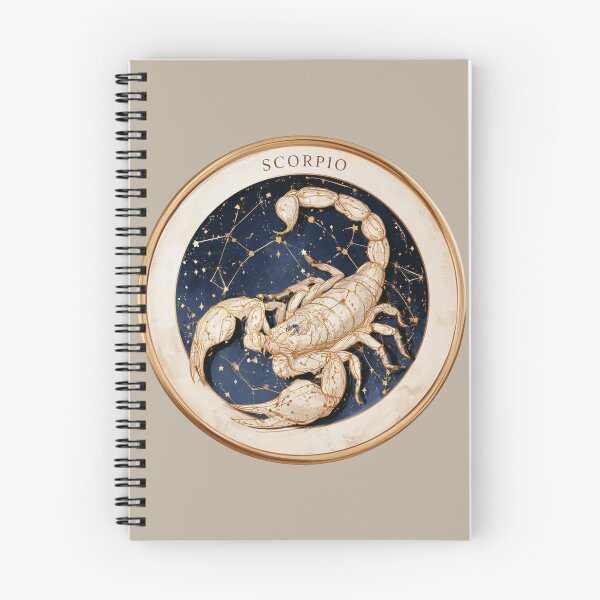 Item preview, Scorpio Zodiac Scorpion Astrology Celestial Constellation Gold Navy PNG designed and sold by MythicMood.