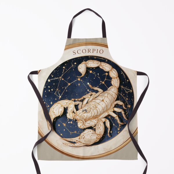 Item preview, Scorpio Zodiac Scorpion Astrology Celestial Constellation Gold Navy PNG designed and sold by MythicMood.
