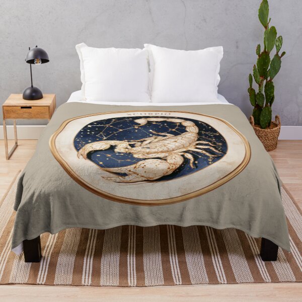 Item preview, Scorpio Zodiac Scorpion Astrology Celestial Constellation Gold Navy PNG designed and sold by MythicMood.