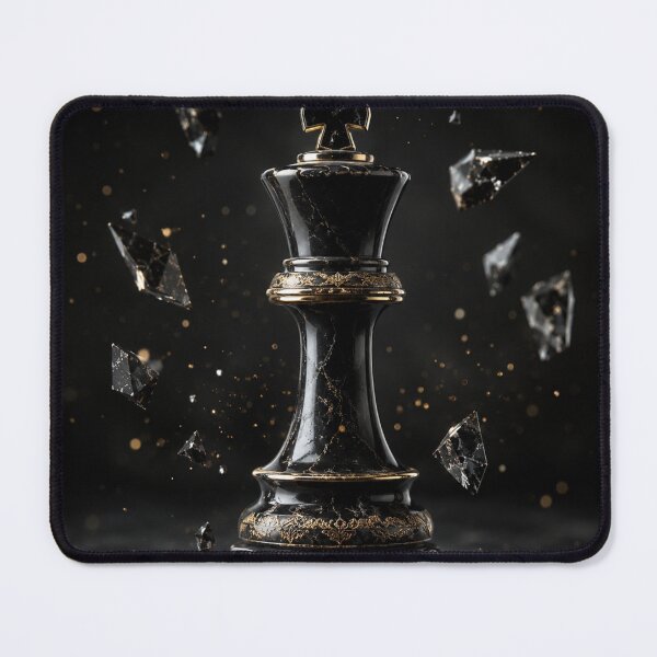 Item preview, Black King – Luxury Chess Strategy Art designed and sold by moditeck.