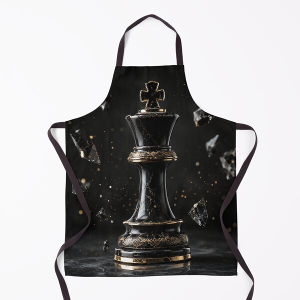 Item preview, Black King – Luxury Chess Strategy Art designed and sold by moditeck.