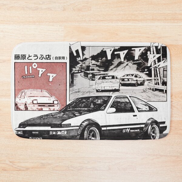 Item preview, Initial D AE86 Retro Car Poster designed and sold by mattewjoilen.