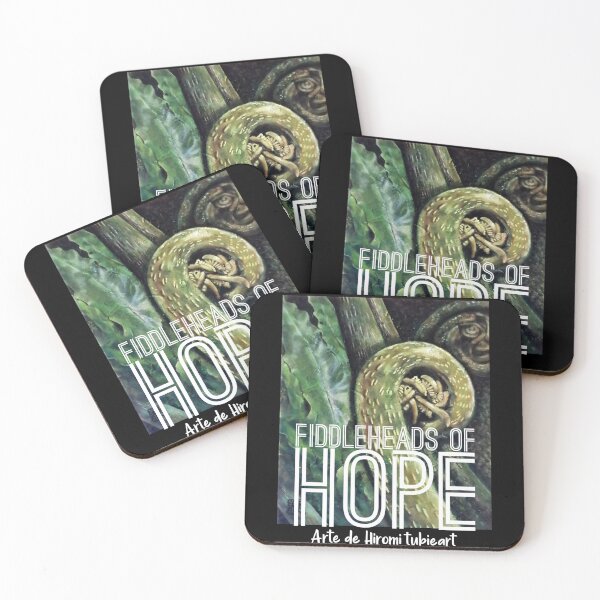 Item preview, Fiddleheads of hope - Oil painting art work designed and sold by tubieArtDesign.