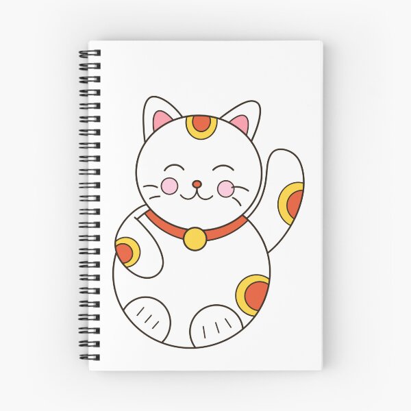 Item preview, Kawaii Lucky Cat Hand Drawn Vector designed and sold by Porpor Artwork.