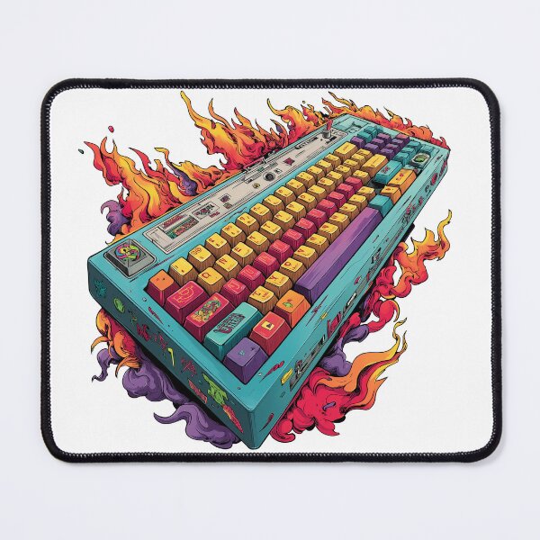 Item preview, Gaming keyboard illustration designed and sold by robyeyedropy.