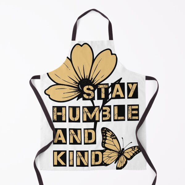 Item preview, Stay Humble and Kind Butterfly Floral Quote designed and sold by DavidTeeStudio.
