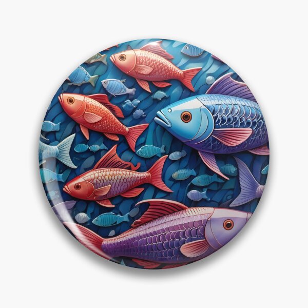 Artikelvorschau, Fische rundherum entworfen und verkauft von Nira Dabush.