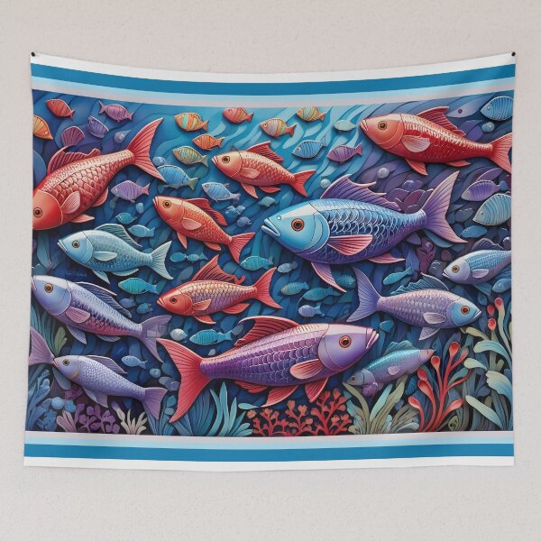 Item preview, Fish All Around designed and sold by Nira Dabush.
