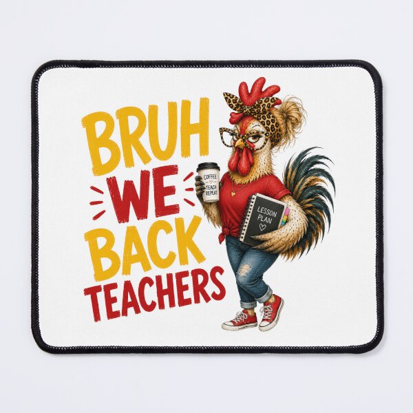 Item preview, First Day of School Shirt Women Back to School Teacher Shirts Bruh we back Funny Graphic Teacher Gift Tops designed and sold by Wild Pixel Studio.