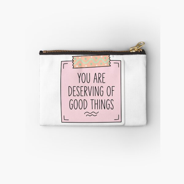 Item preview, You Are Deserving of Good Things Sticky Note Mental Health Daily Affirmation designed and sold by raedattia.