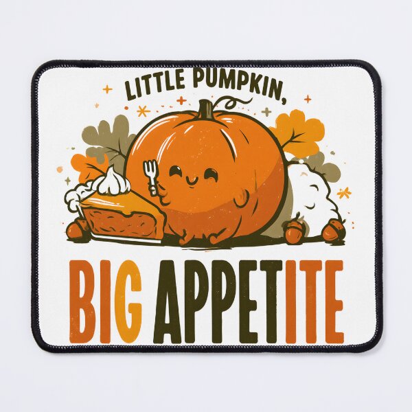 Item preview, Little Pumpkin Big Appetite – Cute Thanksgiving Pumpkin designed and sold by KAM-KAM-STORE.