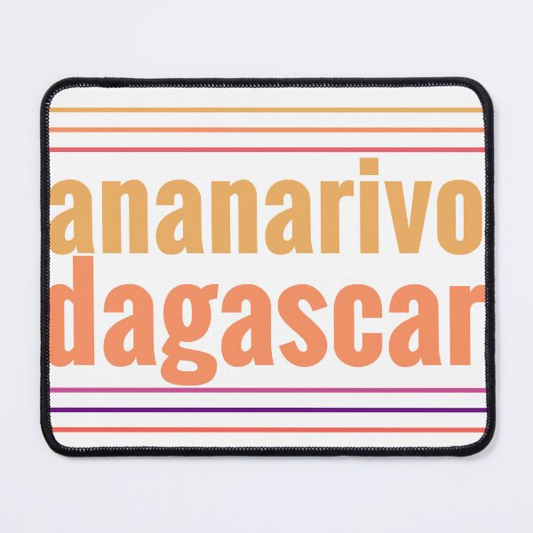 Item preview, Antananarivo Madagascar City Marked On Country Map designed and sold by TheIconSmith.