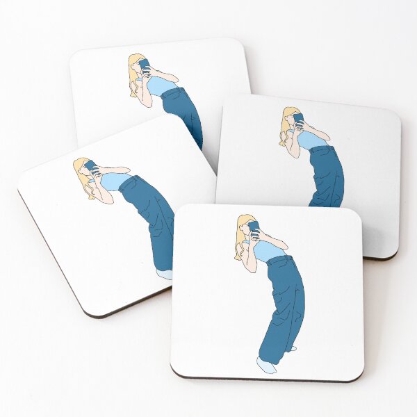 Item preview, Woman taking a selfie designed and sold by lorana-atelier.