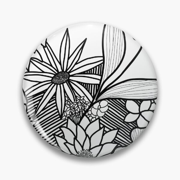 Item preview, Tropical Botanical Flower Line Art designed and sold by JulesGoyco.