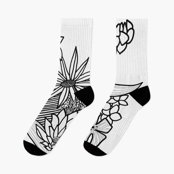 Item preview, Tropical Botanical Flower Line Art designed and sold by JulesGoyco.