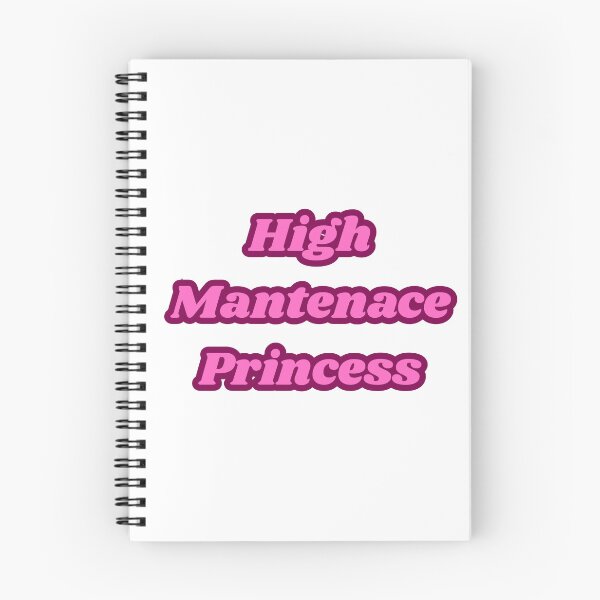 Item preview, High Maintenance Princess - Aesthetic Quote designed and sold by NotYourClub.