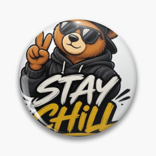 Artikelvorschau, Stay Chill Bear Streetwear Design entworfen und verkauft von VYBORA Studio.