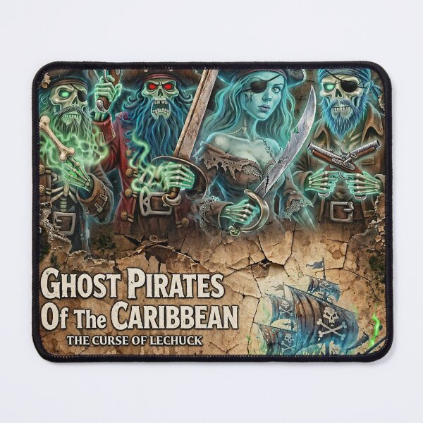 Item preview, Ghost pirates of the Caribbean designed and sold by SewRetroSoft.