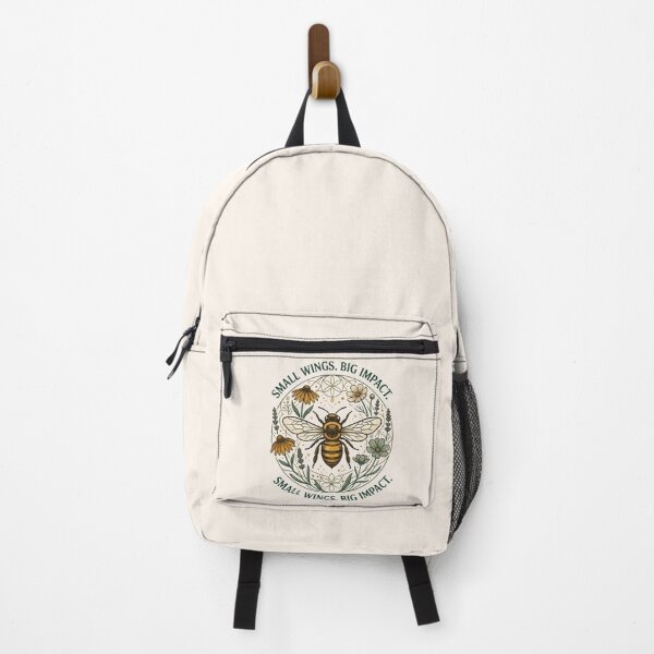 Item preview, Small Wings Big Impact | Save the Bees Pollinator Conservation Design designed and sold by Amr Darwish Graphic designer.