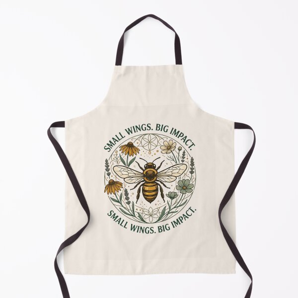 Item preview, Small Wings Big Impact | Save the Bees Pollinator Conservation Design designed and sold by Amr Darwish Graphic designer.