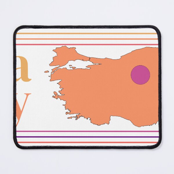 Item preview, Ankara Turkey City Marked On Country Map designed and sold by TheIconSmith.