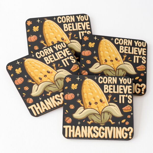 Item preview, Corn You Believe It’s Thanksgiving? – Cute Corn designed and sold by KAM-KAM-STORE.
