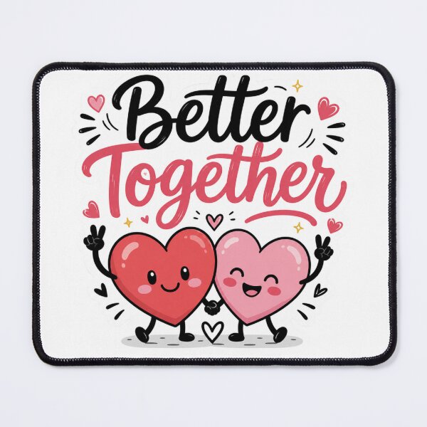 Item preview, Better Together Cute Love Hearts designed and sold by MR4me.