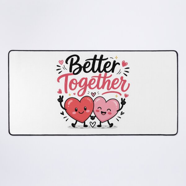 Item preview, Better Together  Cute Love Hearts designed and sold by MR4me.