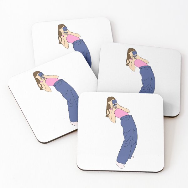 Item preview, Woman taking a selfie designed and sold by lorana-atelier.