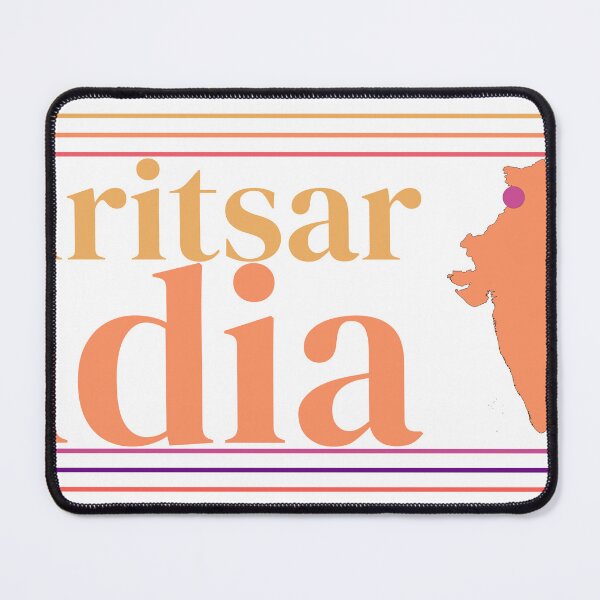 Item preview, Amritsar India City Marked On Country Map designed and sold by TheIconSmith.