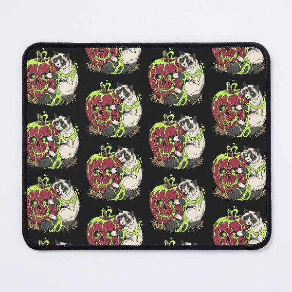 Item preview, Ragdoll Cat Hugging Skull Poison Apple Halloween designed and sold by MewSpooky.
