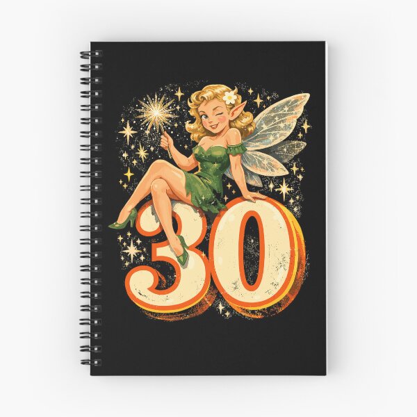 Item preview, Retro 30th Birthday: Magical Fairy & Elf designed and sold by Pineapple-Tree.