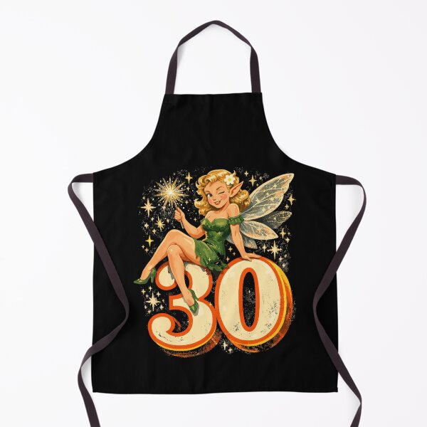 Item preview, Retro 30th Birthday: Magical Fairy & Elf designed and sold by Pineapple-Tree.