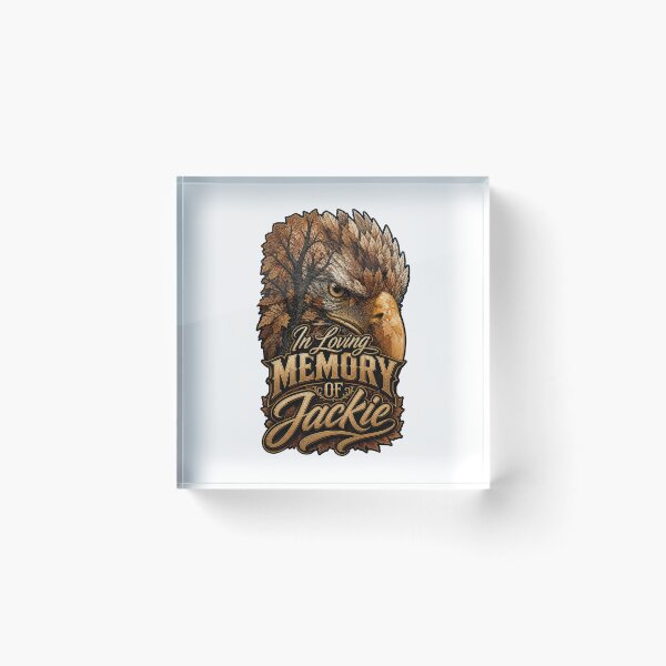 Item preview, In Loving Memory of Jackie the Eagle designed and sold by Wilcox PhotoArt.