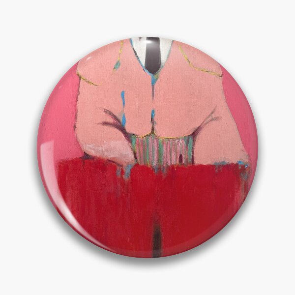 Item preview, Matador Figure Pink and Red Abstract Painting designed and sold by Gela Mikava.