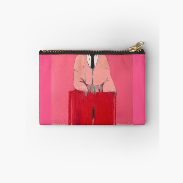Item preview, Matador Figure Pink and Red Abstract Painting designed and sold by Gela Mikava.