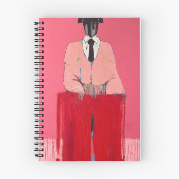 Item preview, Matador Figure Pink and Red Abstract Painting designed and sold by Gela Mikava.