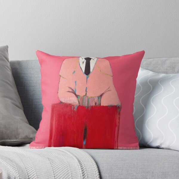 Item preview, Matador Figure Pink and Red Abstract Painting designed and sold by Gela Mikava.