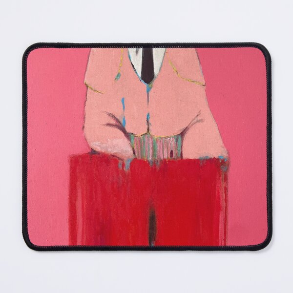 Item preview, Matador Figure Pink and Red Abstract Painting designed and sold by Gela Mikava.