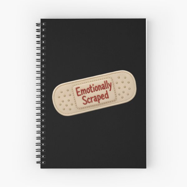 Item preview, Emotionally Scraped Vintage Embroidered Bandage Patch Sticker designed and sold by FestivityFinds.