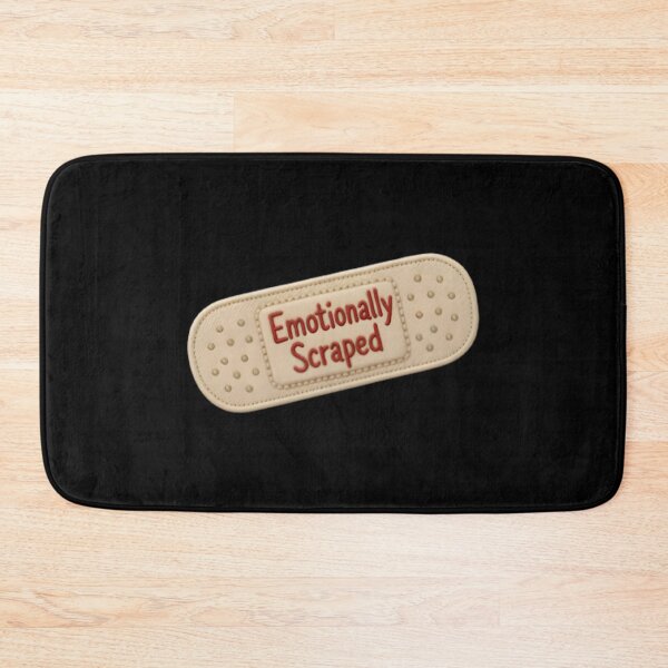 Item preview, Emotionally Scraped Vintage Embroidered Bandage Patch Sticker designed and sold by FestivityFinds.